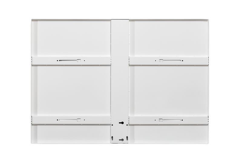 Gared 42” x 60” Wind Resistant Unmarked Steel Basketball Backboard 1260PS Gared