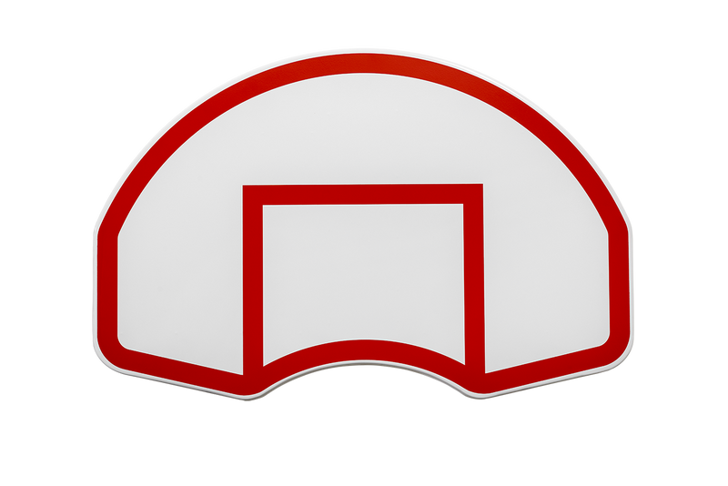 Gared Durable Basketball Backboard with Red Border Gared