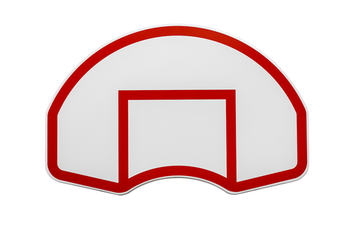 Gared Durable Basketball Backboard with Red Border Gared