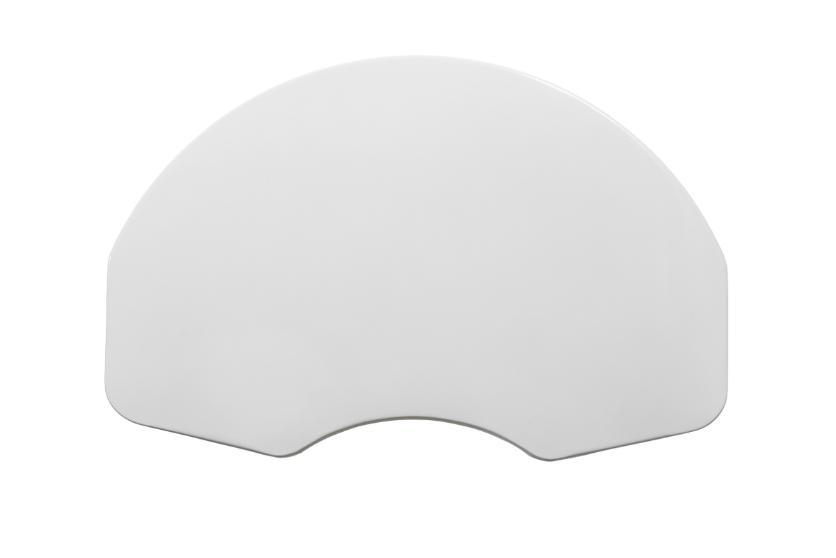 Gared Rear-Mount Fan-Shape Unmarked Steel Basketball Backboard Gared