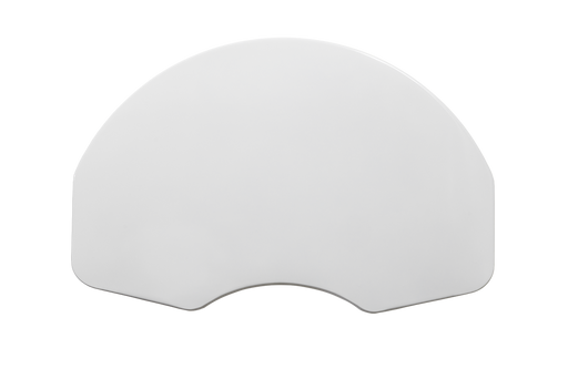 Gared Rear-Mount Fan-Shape Unmarked Steel Basketball Backboard Gared