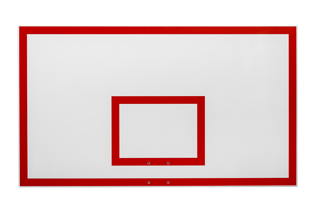 Gared Basketball Backboard with Red Outline Rim Gared