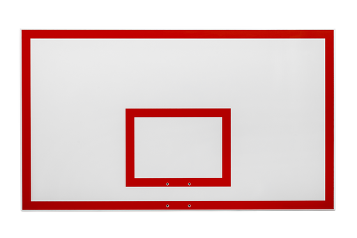 Gared Basketball Backboard with Red Outline Rim Gared