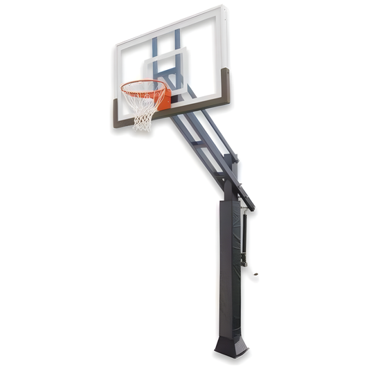 Ironclad Triple Threat 36"x60" Adjustable In Ground Basketball Hoop