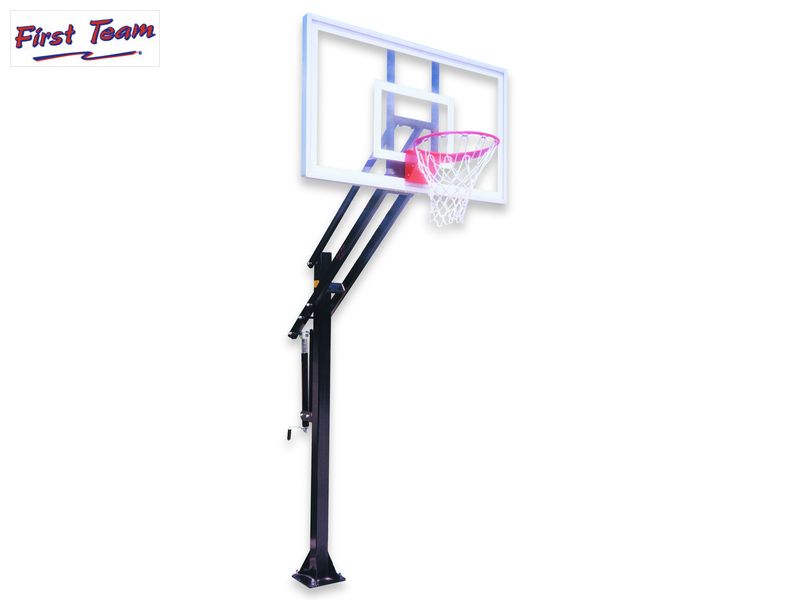 First Team Attack Select In Ground Adjustable Basketball Goal First Team