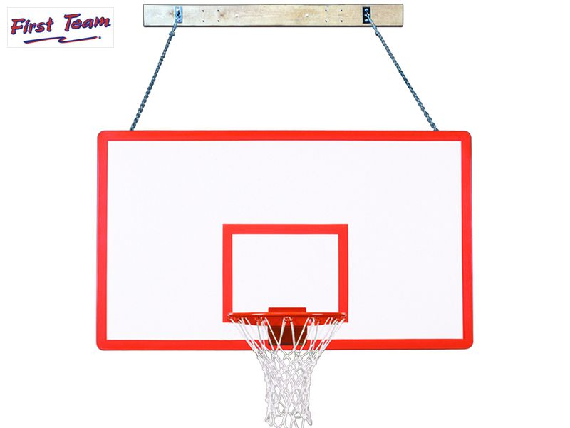 First Team SuperMount68 Performance Wall Mount Basketball Goal First Team