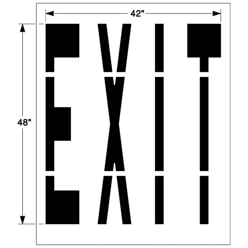 Newstripe Federal EXIT Stencil Newstripe