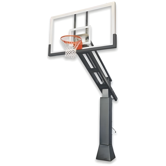 Ironclad Triple Threat 42"x72" Adjustable In-Ground Basketball Hoop