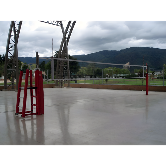 Gared Libero 4" OD Collegiate One-Court Volleyball Hoop System