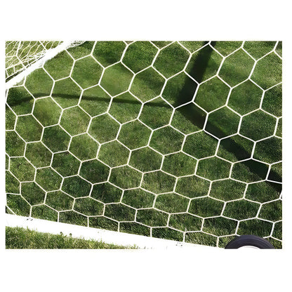 First Team Heavy Duty HTPP Hexagonal Soccer Goal Nets - JoySportStore