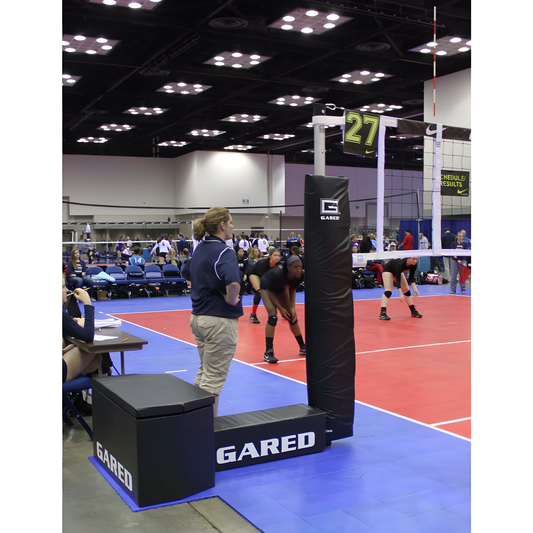 Gared GoCourt Jr One-Court Portable Volleyball Hoop System 8535PKG