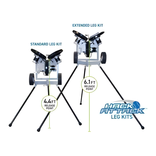 Sports Attack Hack Attack Baseball Extended Legs – 67” Set