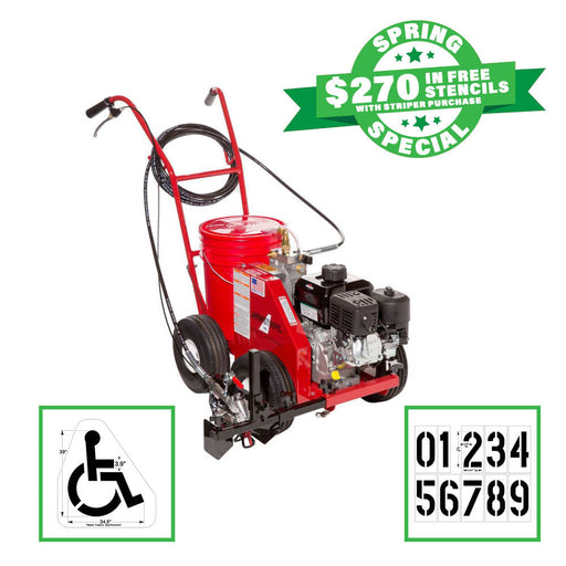 Newstripe 4400 Airless Striping Machine Newstripe