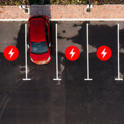 Newstripe Electric Vehicle (EV) Charging/Parking Stencil Bolt Style Newstripe