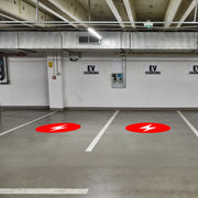 Newstripe Electric Vehicle (EV) Charging/Parking Stencil Bolt Style Newstripe