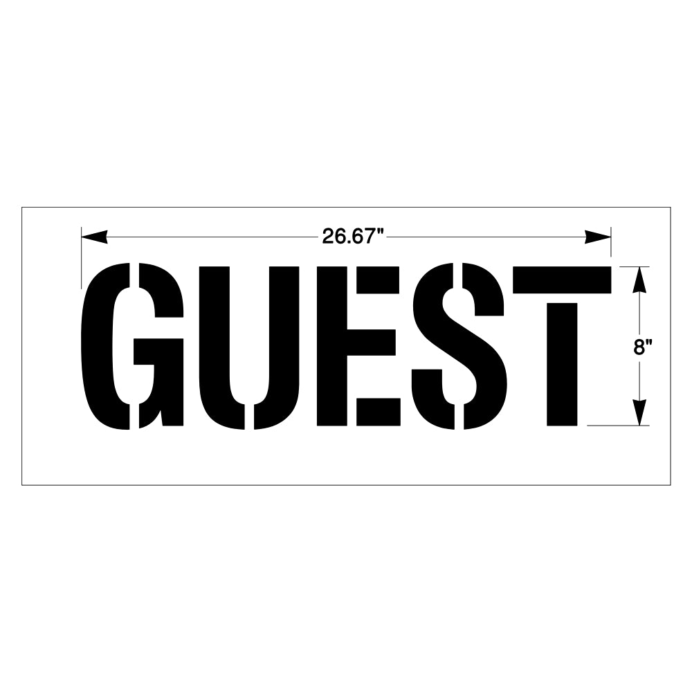 Newstripe GUEST Stencil Newstripe