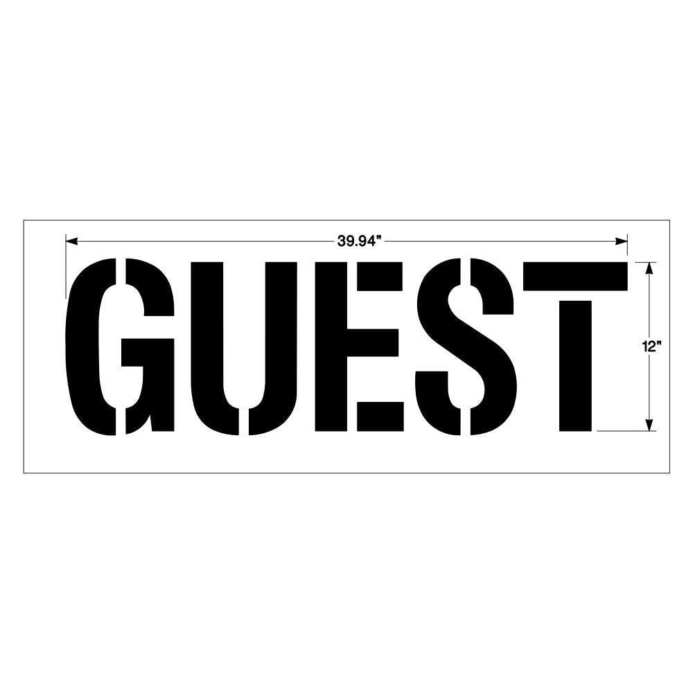 Newstripe GUEST Stencil Newstripe