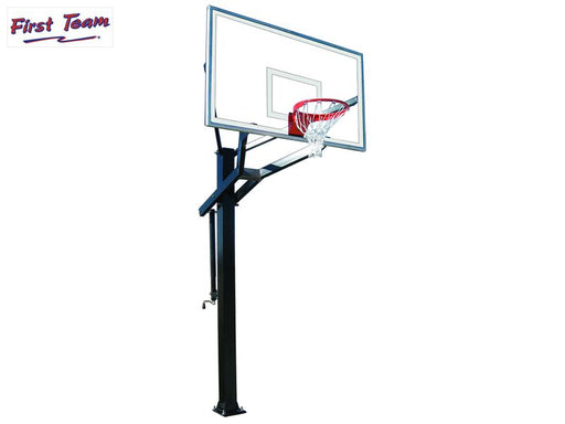 First Team PowerHouse 672 In Ground Adjustable Basketball Goal First Team