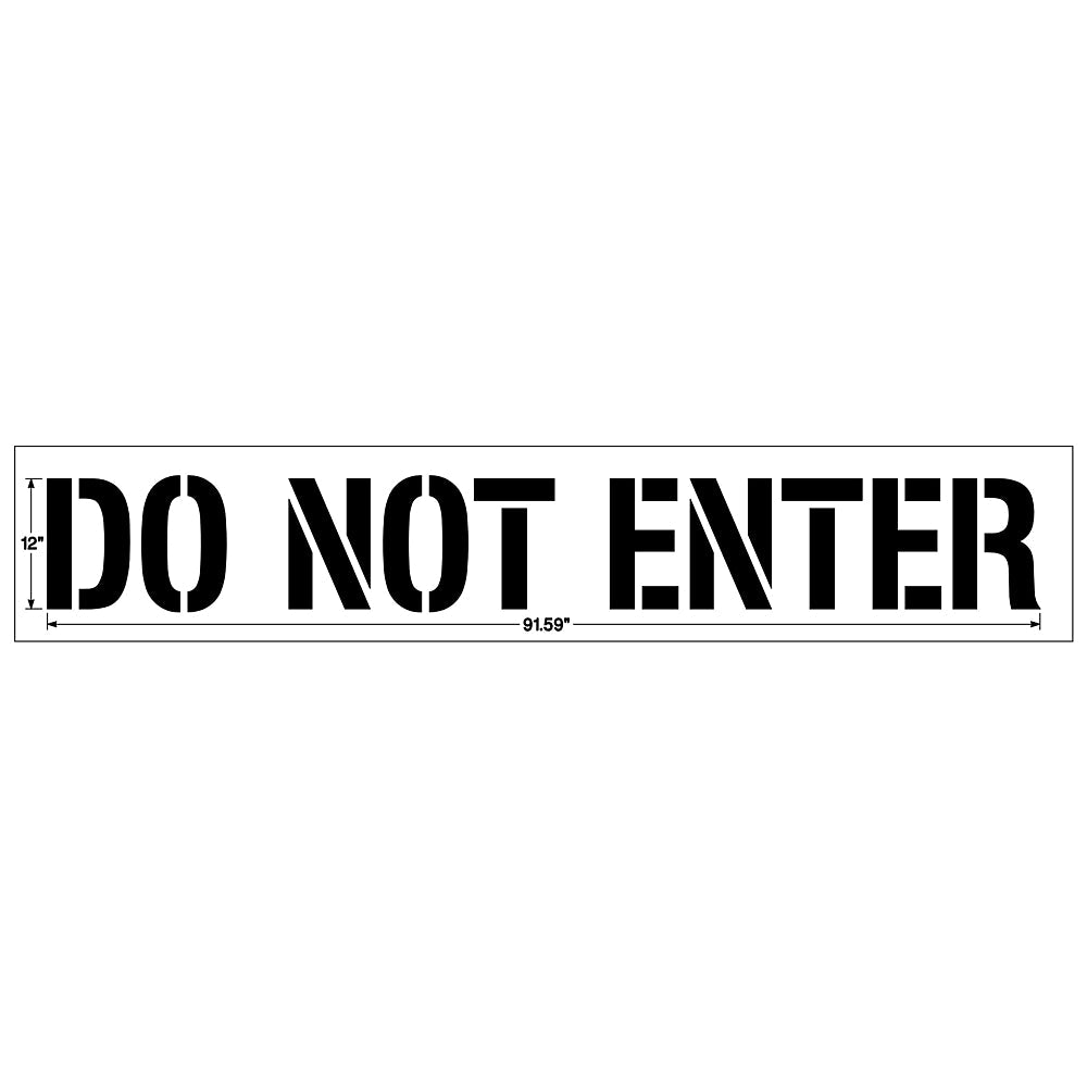 Newstripe DO NOT ENTER Stencil Newstripe