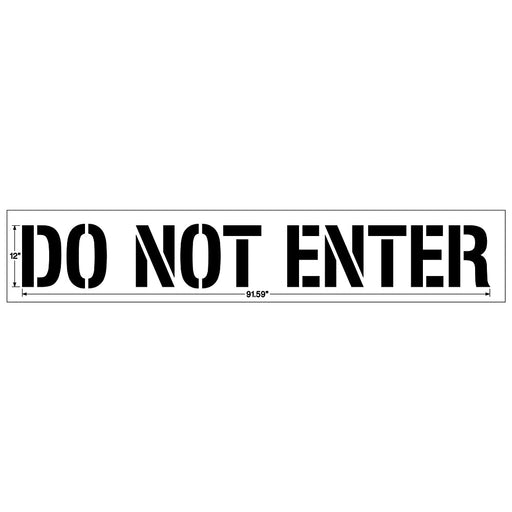 Newstripe DO NOT ENTER Stencil Newstripe