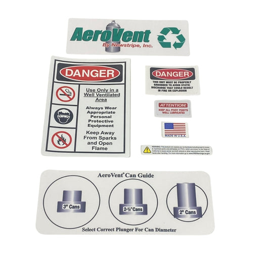 Newstripe Decal Kit for AeroVent Standard & 1X Newstripe