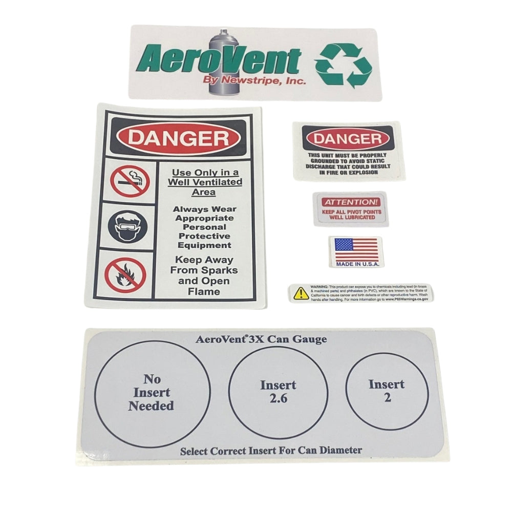 Newstripe Decal Kit for AeroVent 3X Newstripe