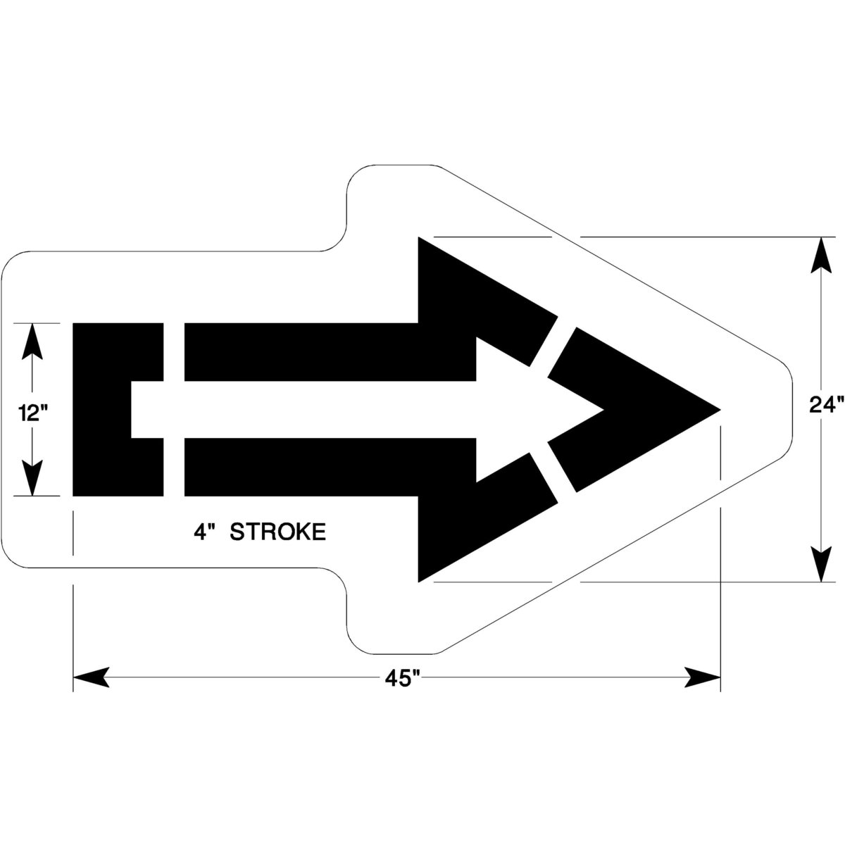 Newstripe Walmart Open Straight Arrow Newstripe
