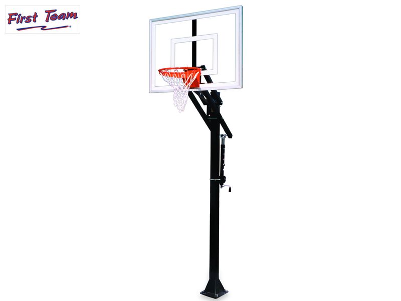 First Team Jam III BP In Ground Adjustable Basketball Goal First Team