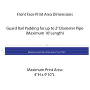 Douglas Custom Printed Baseball Dugout Rail Padding Douglas