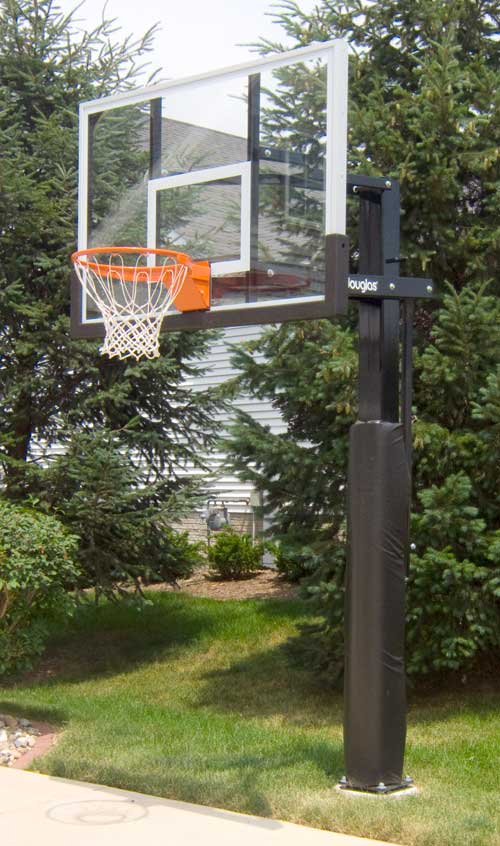 Douglas Wraparound Basketball Pole Pad, Black, 6′ High Douglas