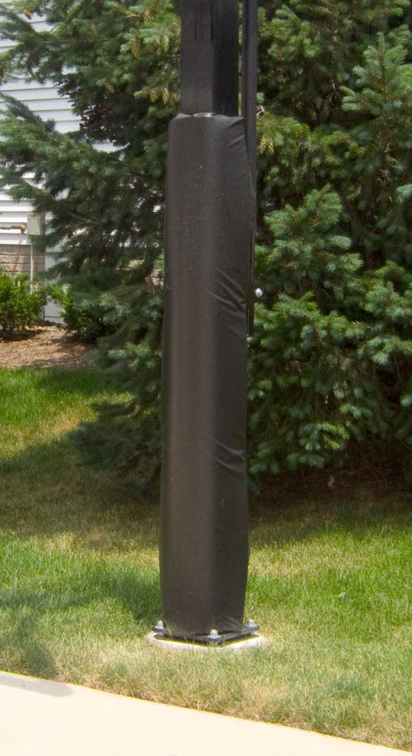 Douglas Wraparound Basketball Pole Pad, Black, 6′ High Douglas