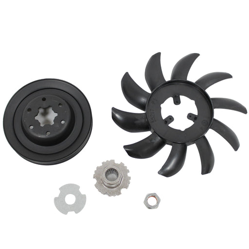Newstripe Transaxle Pulley & Fan (Old/Rev A) for NewRider 1700 HPA Newstripe