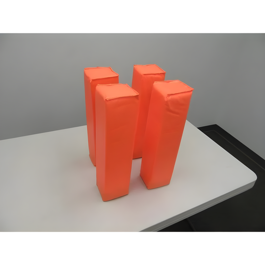 First Team Weighted Football Goal Line End Markers – Highly Visible & Safe