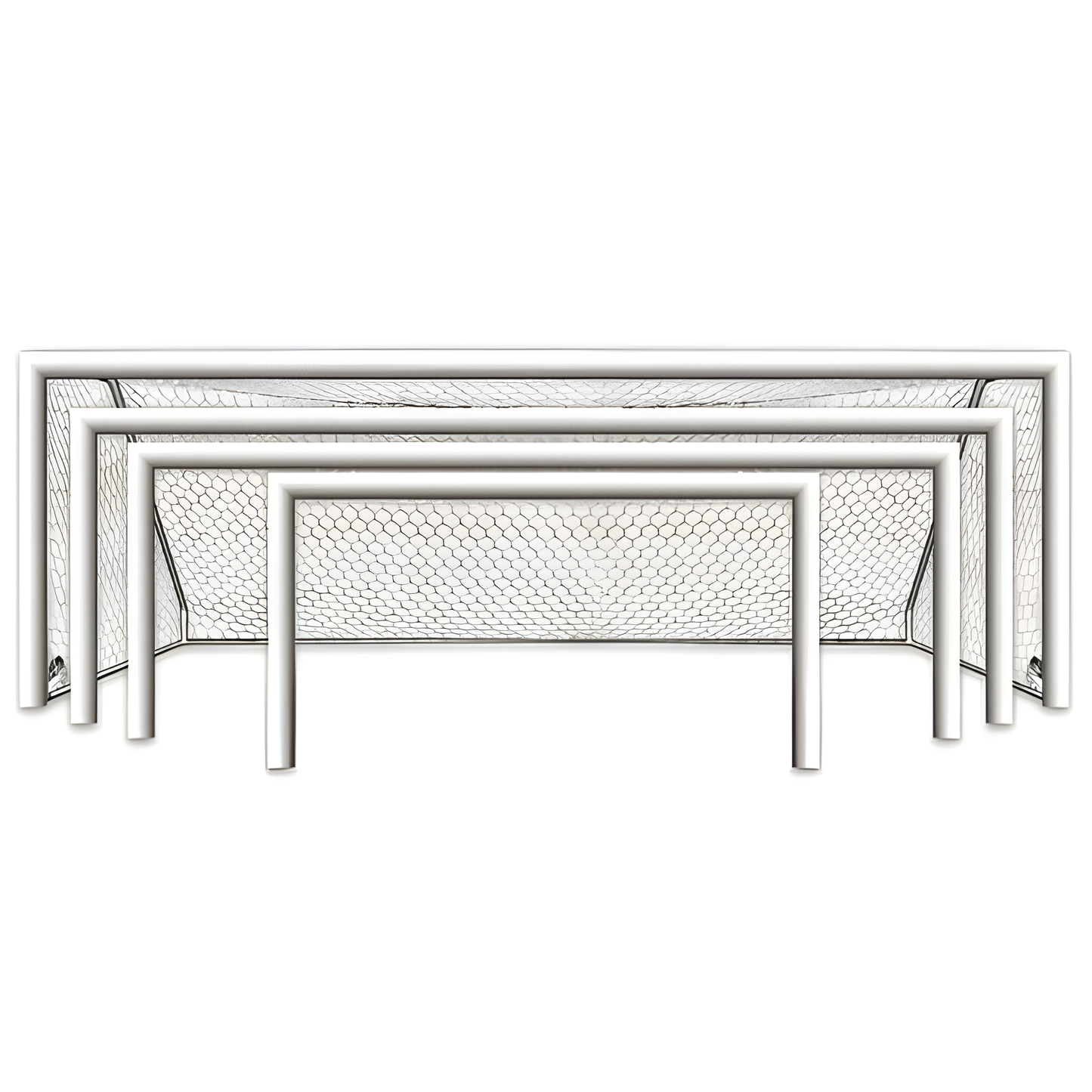 First Team World Class 40 Round Aluminum Portable Soccer Goals (Pair)