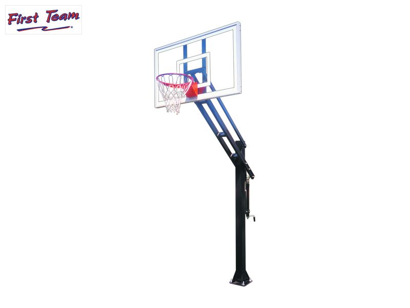 First Team Force Pro In Ground Adjustable Basketball Goal First Team
