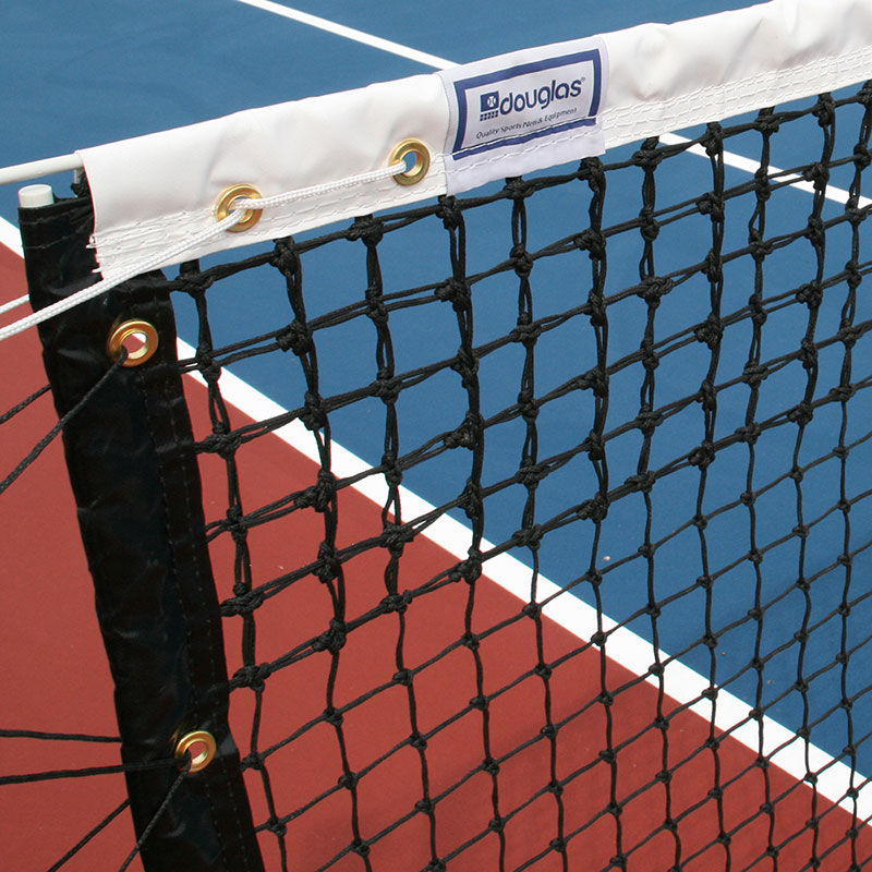 Douglas® TN-30DM Tennis Net, 3.0mm Double Mesh Tapered Douglas