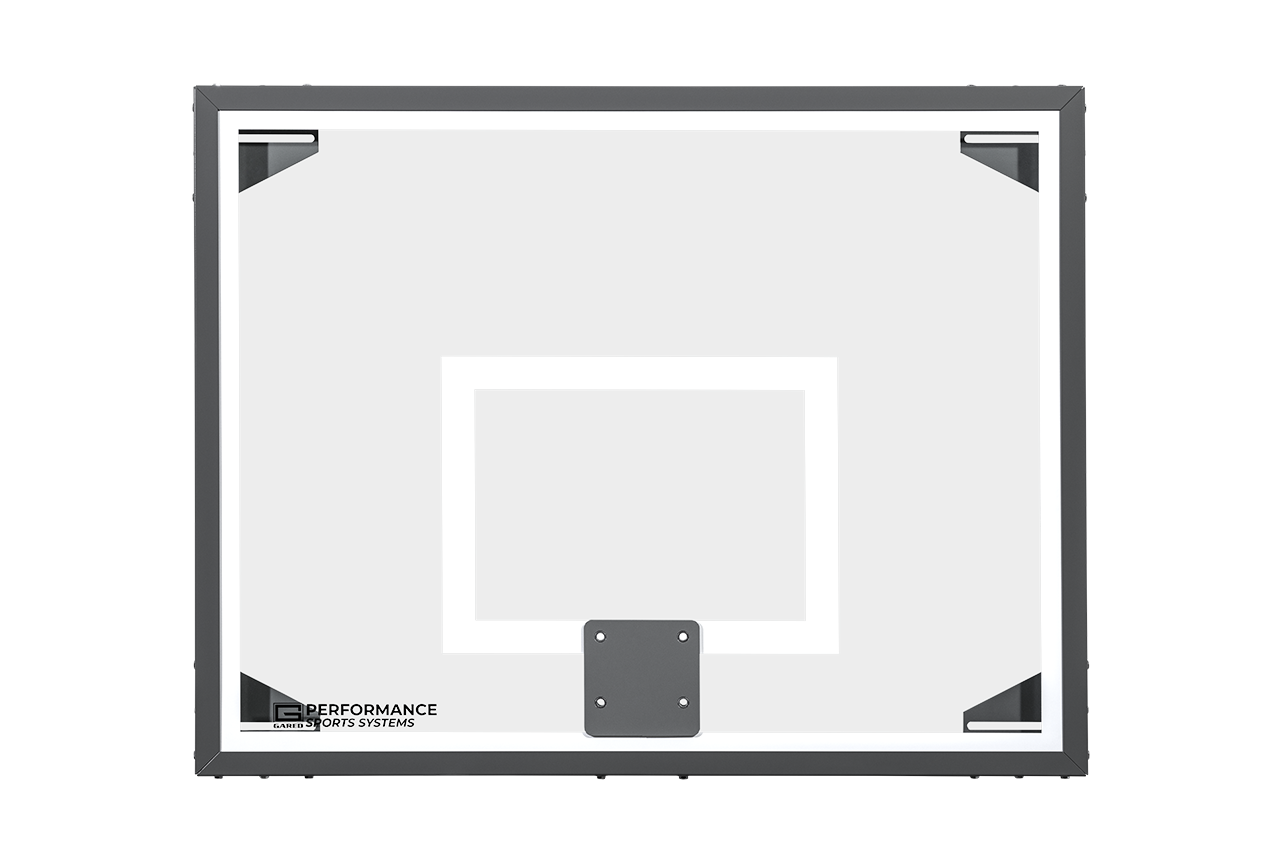 Gared 42” x 54” Side Court Recreational Glass Basketball Backboard 3050RG Gared