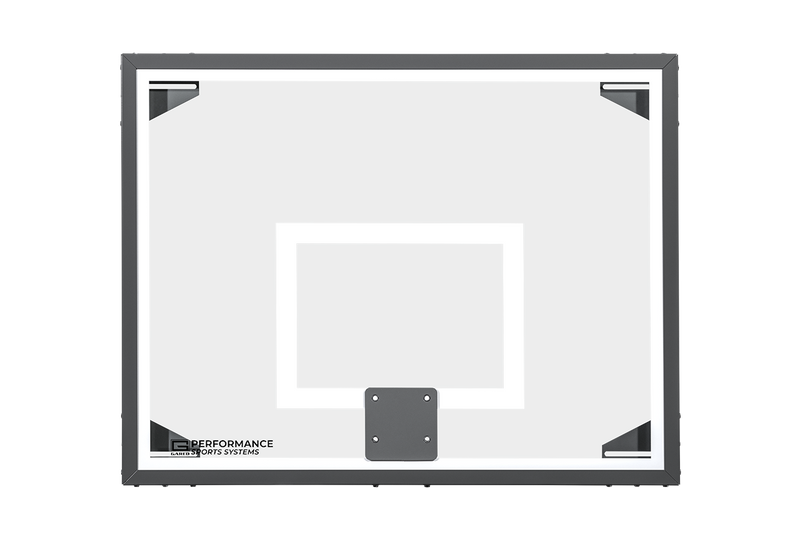 Gared 42” x 54” Side Court Recreational Glass Basketball Backboard 3050RG Gared