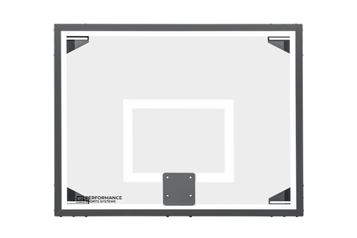 Gared 42” x 54” Side Court Recreational Glass Basketball Backboard 3050RG Gared
