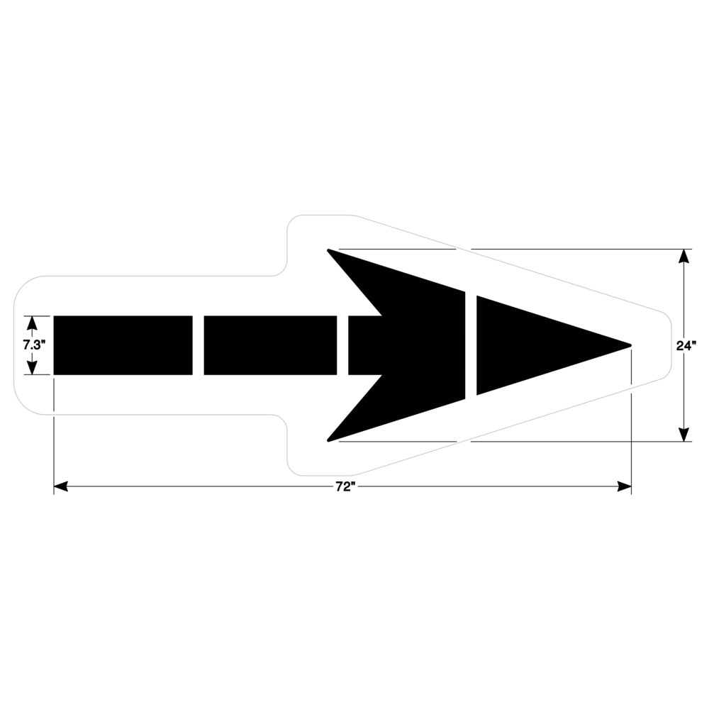Newstripe Straight Arrow Stencil Newstripe