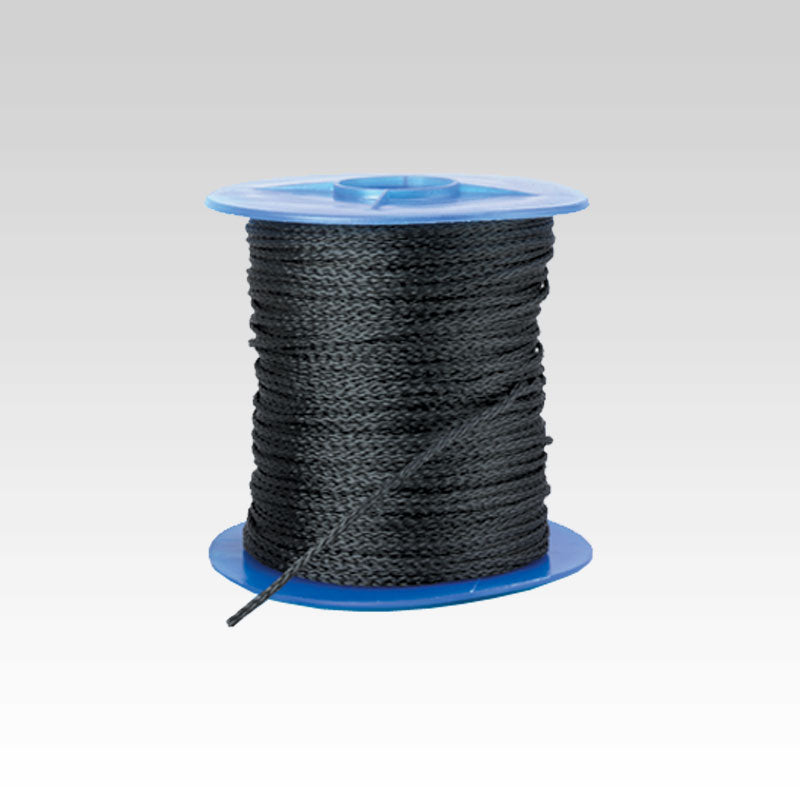 Douglas 3/16" Black Braided Lacing Rope, 1,000 ft Roll Douglas
