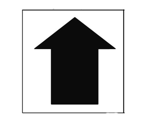 Newstripe Arrow Warehouse Safety Stencil Newstripe