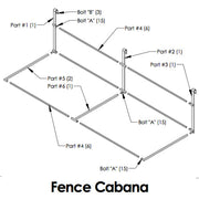 Douglas Fence Cabana Douglas