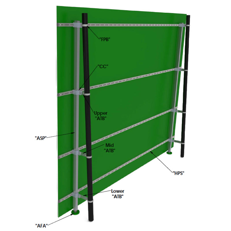 Douglas Rally Master Backboard, Vertical or Sloped Douglas