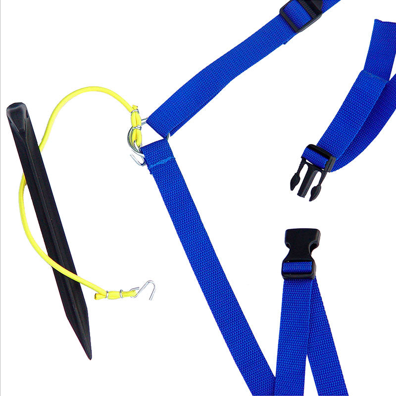 Douglas Outdoor Volleyball Boundary Lines 1” Blue Webbing Douglas
