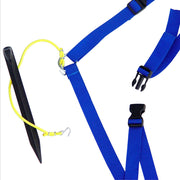 Douglas Outdoor Volleyball Boundary Lines 1” Blue Webbing Douglas