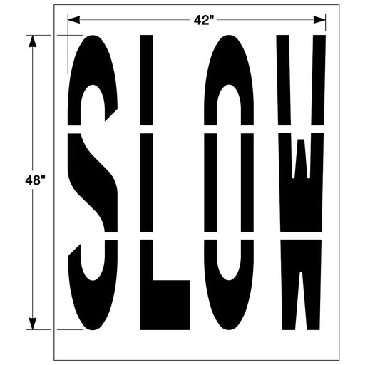 Newstripe Federal SLOW Stencil Newstripe