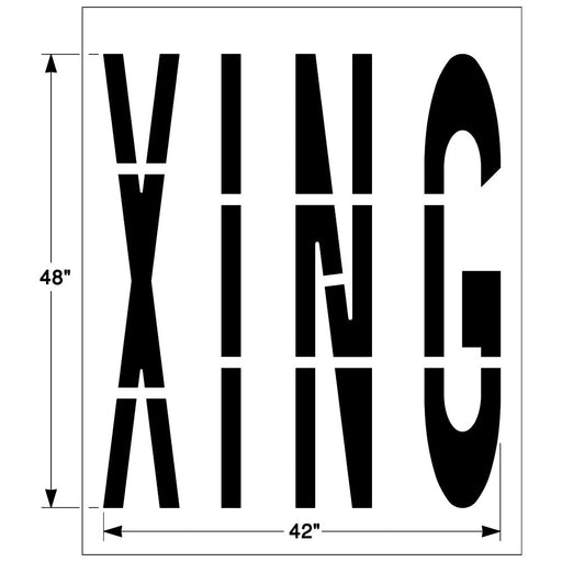 Newstripe Federal XING Stencil Newstripe