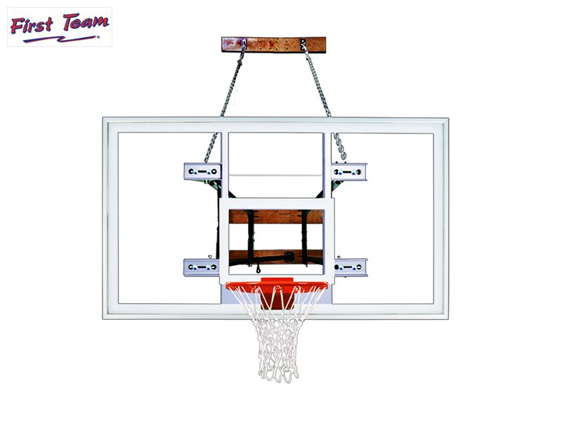 First Team FoldaMount82 Supreme Folding Wall Mount Basketball Goal First Team