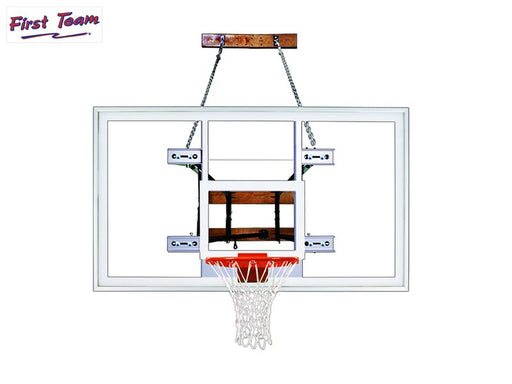 First Team FoldaMount82 Supreme Folding Wall Mount Basketball Goal First Team